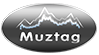 Muztag utomhus gaskamin logo