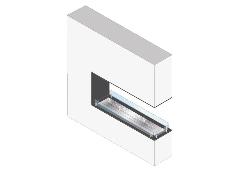 Foco Room Divider bioethanolspis