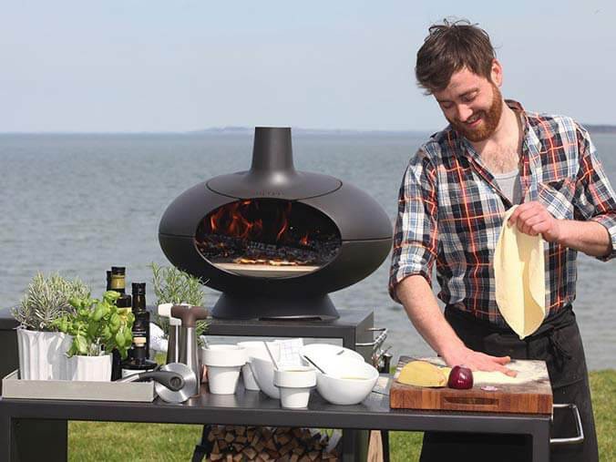 Utomhus pizzaugn Morsø