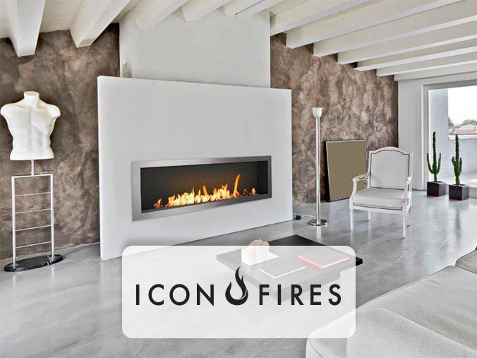 Icon Fires bioetanol kamin utan skorsten
