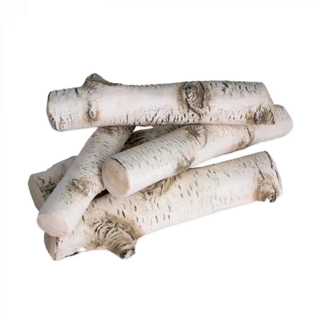 Björkträsmix dekoration - 5 st.  | Etanolkamin-shop.se | Dekoration för bioeldstäder