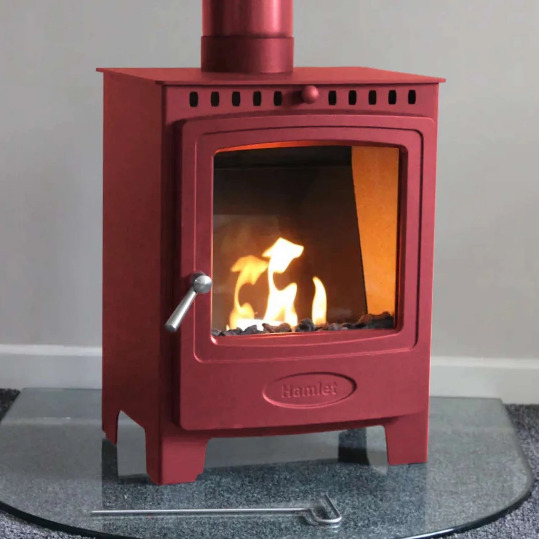 Hamlet Solution 5 Spice Röd Arada | Etanolkamin-shop.se | Fristående etanolkamin