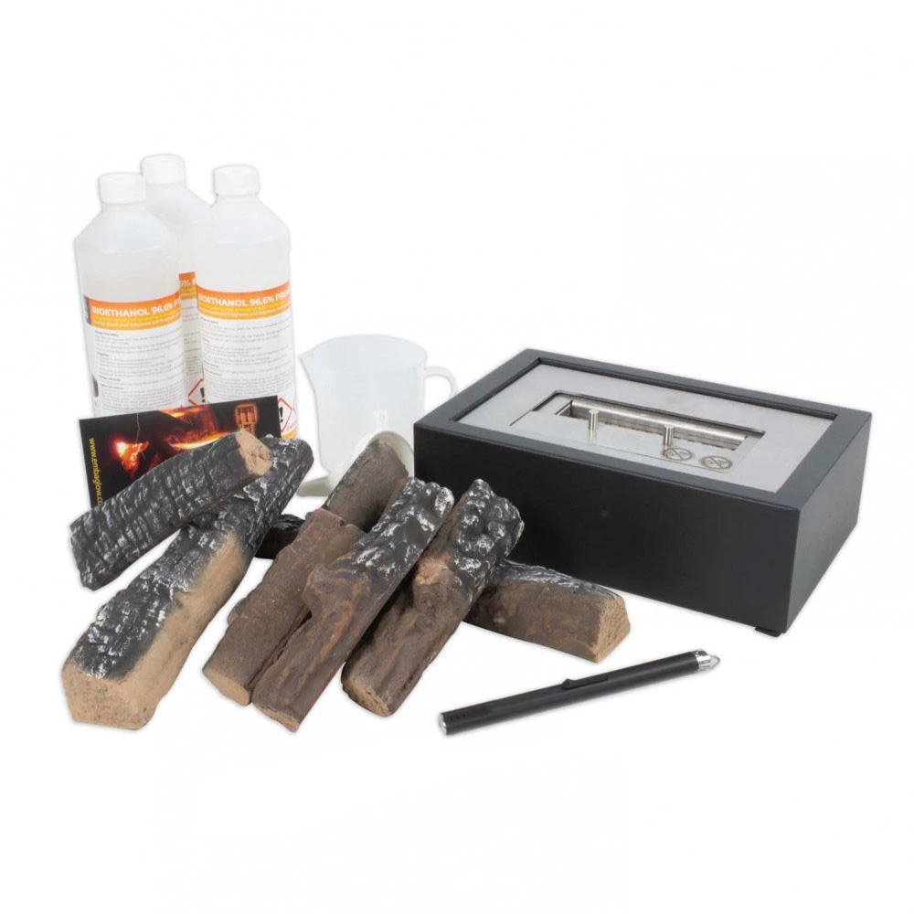 Paket med etanolbrännare ScandiFlames | Etanolkamin-shop.se | Insats i existerande kamin