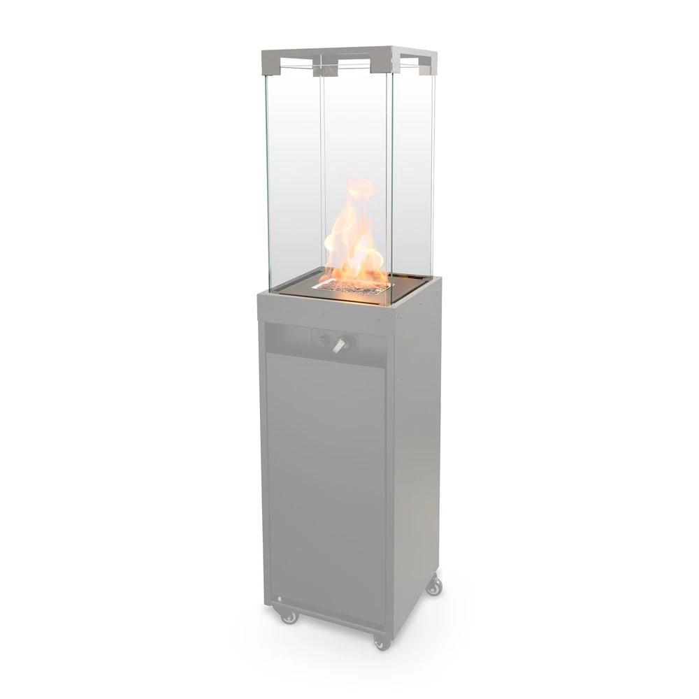 Glas för gaskaminen Faro/Nice för utomhusbruk | Etanolkamin-shop.se | Utomhus gaskamin tillbehör