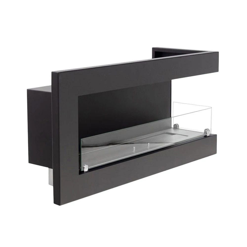 Hörnkamin 90 cm - Höger ScandiFlames | Etanolkamin-shop.se | Hörn inbyggd etanolkamin