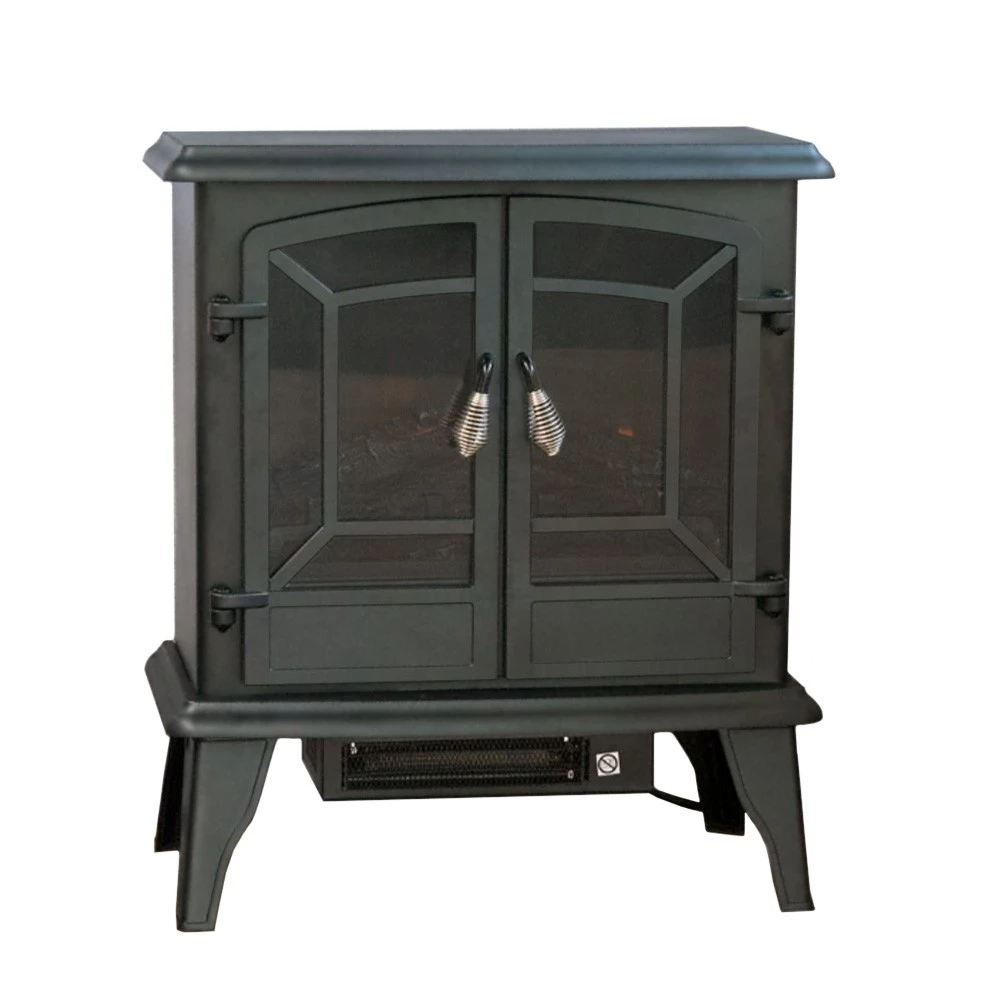 Elkamin med värmeeffekt