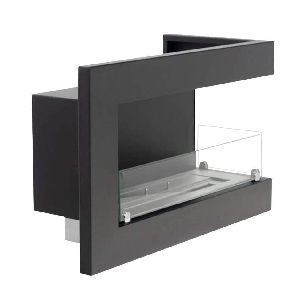 Hörnkamin 65 cm - Höger ScandiFlames  | Etanolkamin-shop.se | Hörn inbyggd etanolkamin