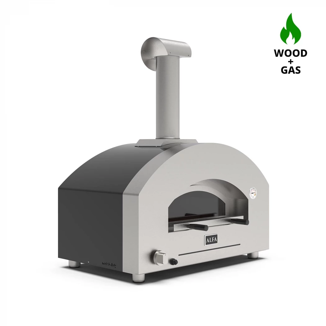 Futuro 2 Pizze Silver Svart - Hybriddriven pizzaugn