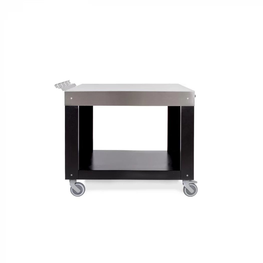 Multifunktionellt Bord - 100 cm - Alfa Forni - Rostfritt stål - Bord på hjul - pizzabord