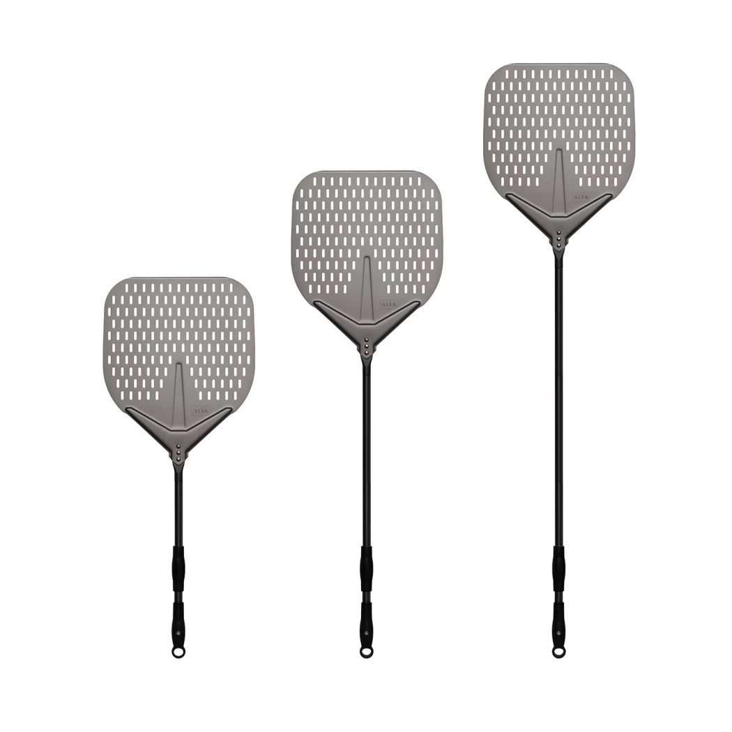 Alfa Forni - Pizza Peel Large - Justerbart skaft - Stor Pizzaspade