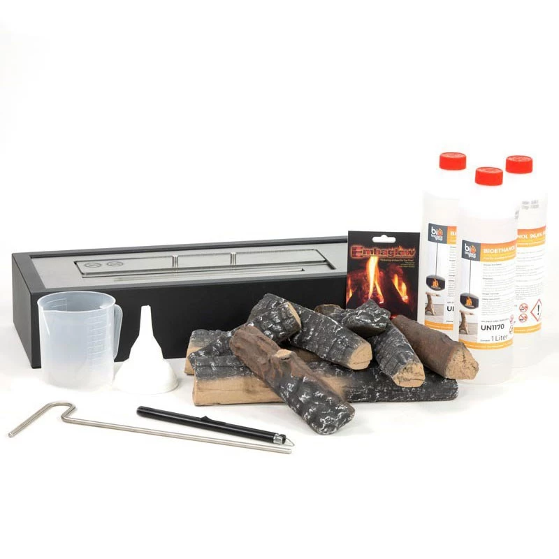 Etanolkamin insatspaket -50 cm ScandiFlames | Etanolkamin-shop.se | Insats i existerande kamin