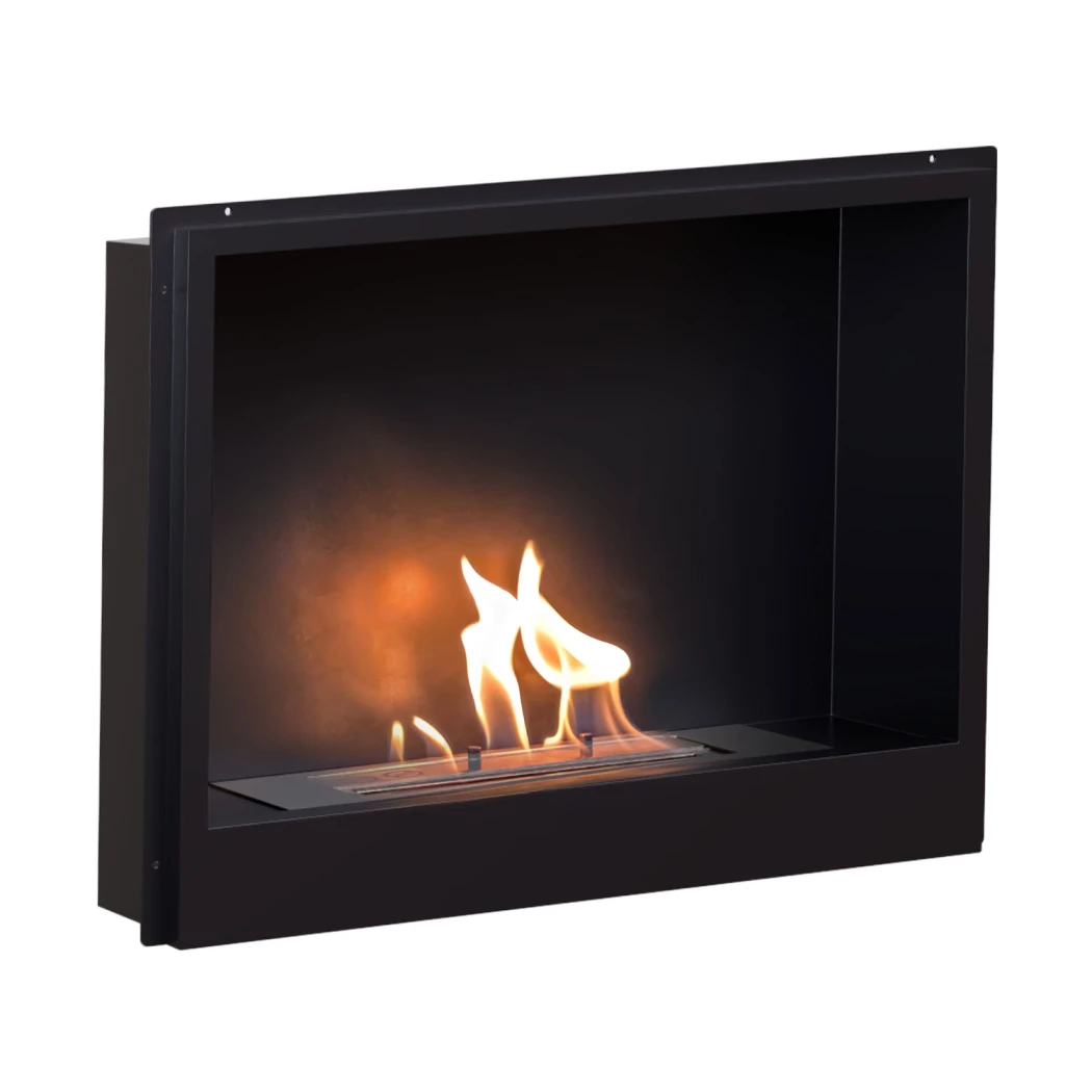 Surtur 23" Bioetanol Eldstad Insats av ScandiFlames - 1,8L Brännare, 3kW Värmeeffekt, Upp till 5,5 Timmars Brinntid
