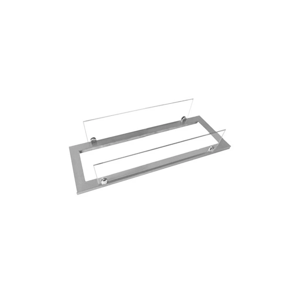 Stålram med glas 45 cm Superior brännare ScandiFlames | Etanolkamin-shop.se | Byggmaterial för bioetanoleldstad