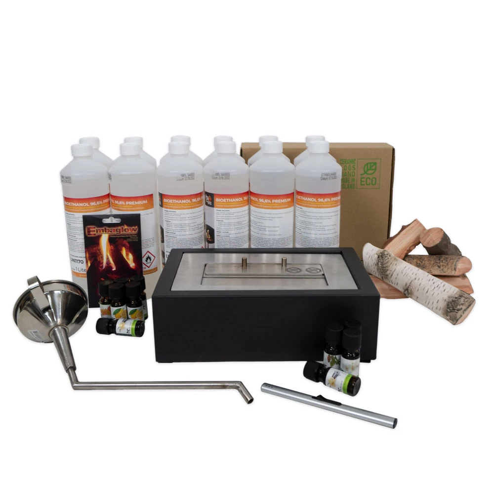 Paket med bioetanolbrännare- 30,5 cm