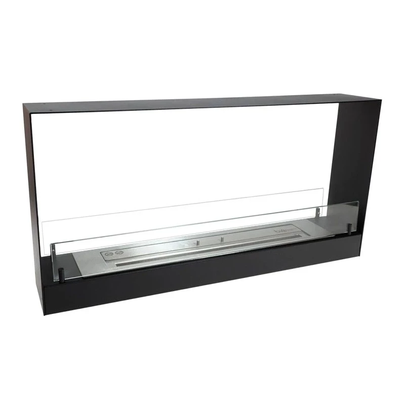 Tvåsidig etanolkamin för inbyggnad - 100 cm ScandiFlames | Etanolkamin-shop.se | 2-sidig inbyggd etanolkamin