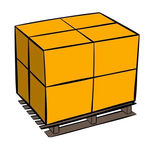 Pall med 1 liters bioetanol flaskor - 600 liter.