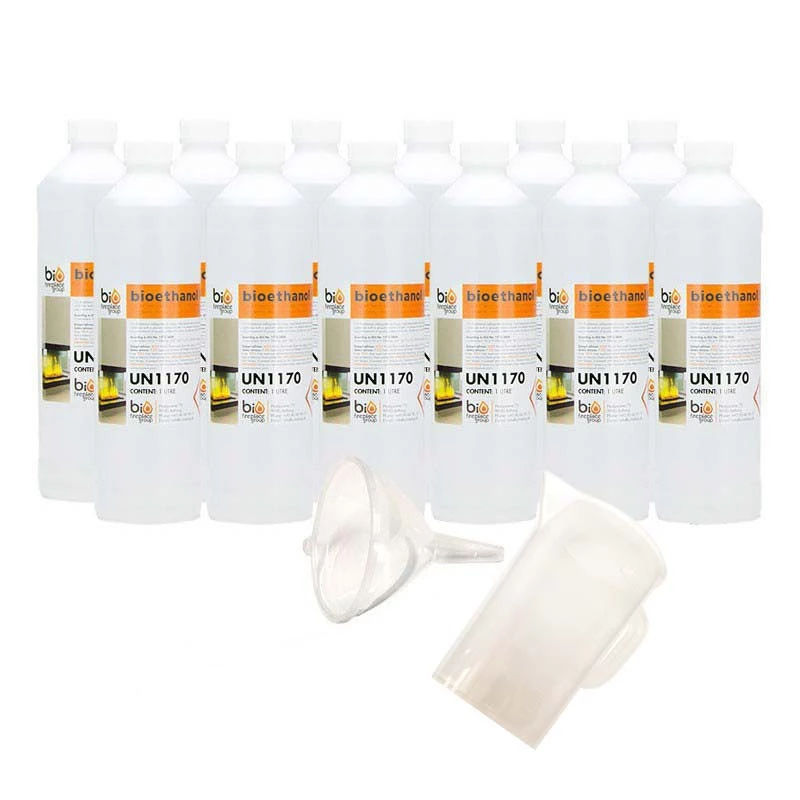 Startkit - 12L Bioetanol + påfyllningspaket