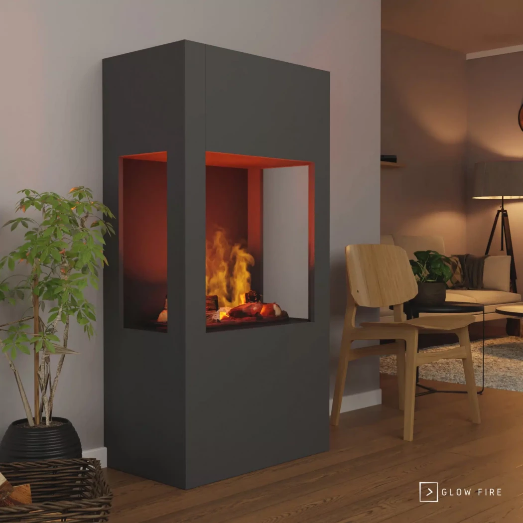 Böll Opti-myst kamin - Grå