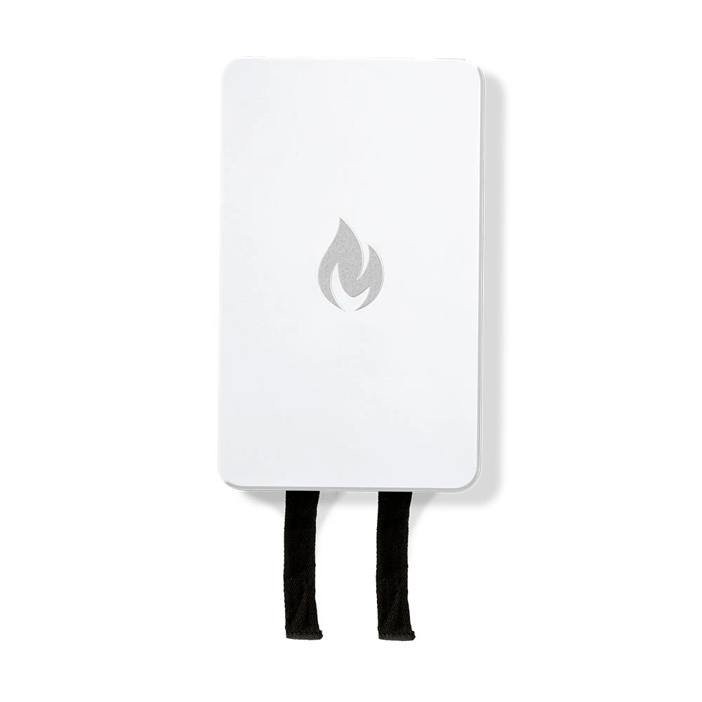 Brandfilt - Vit/silver Nordic Flame  | Etanolkamin-shop.se | Tillbehör för etanolkaminer