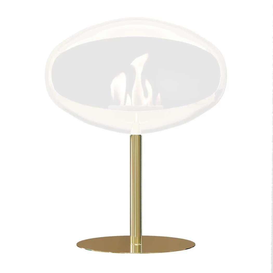 Piedestal för Cocoon Pedestal i polerat mässing Cocoon Fires | Etanolkamin-shop.se | Tillbehör för etanolkaminer
