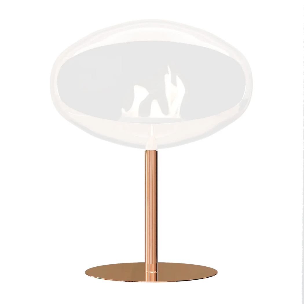 Piedestal för Cocoon Pedestal i polerat koppar Cocoon Fires | Etanolkamin-shop.se | Tillbehör för etanolkaminer