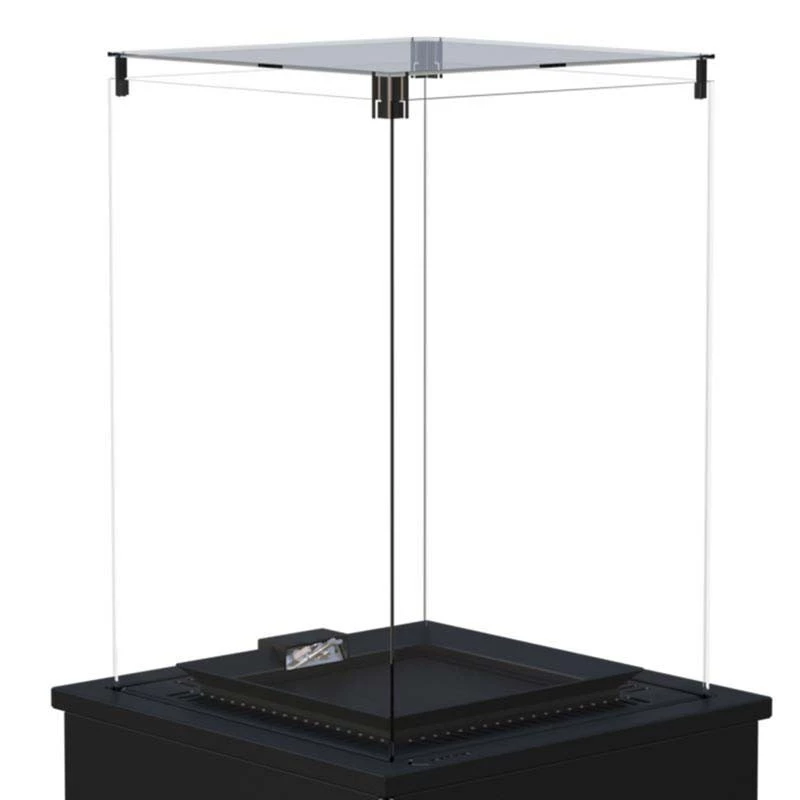 Glas till Deluxe Patio gasolkamin för utomhusbruk