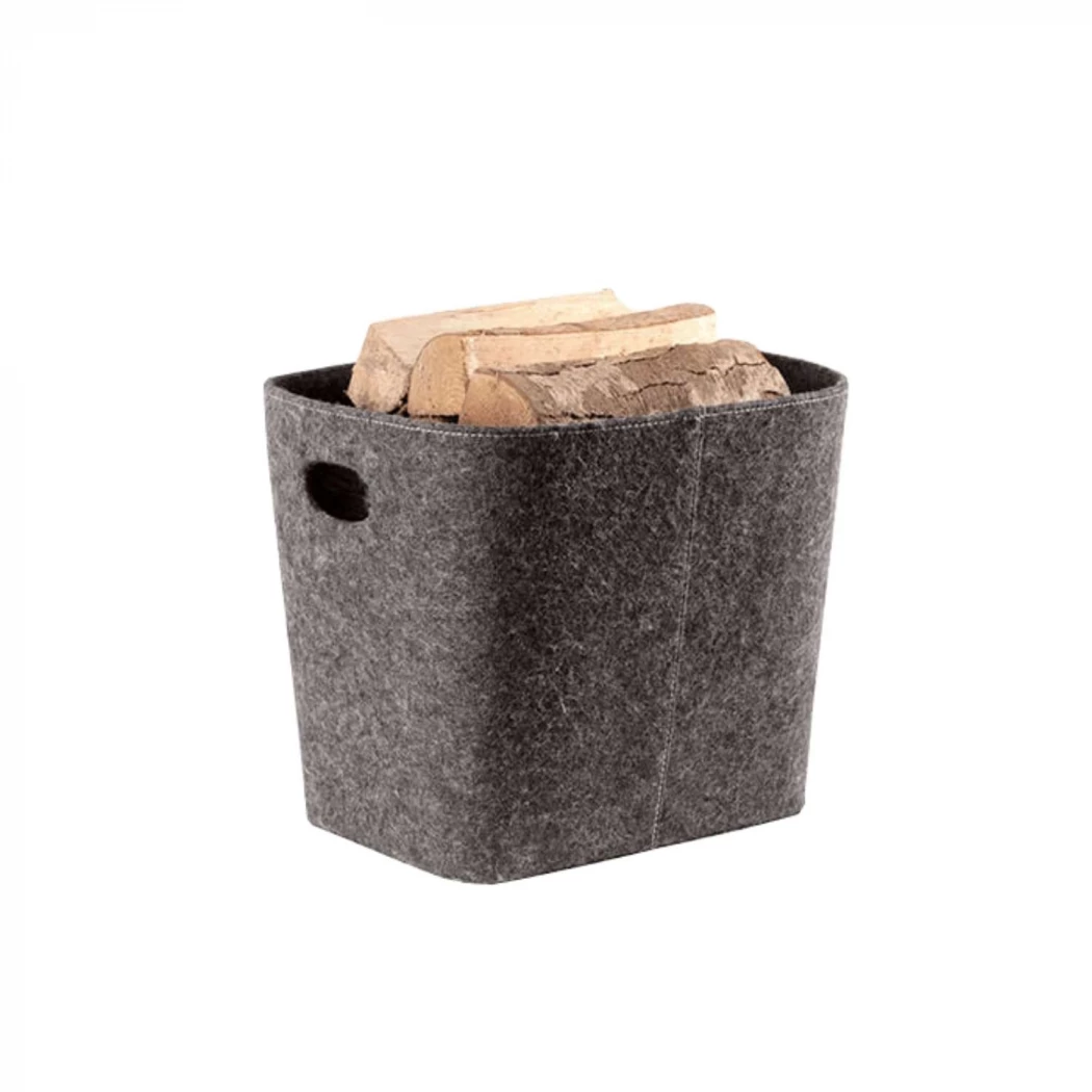 Termatech - Vedkorg - Grå - Filt