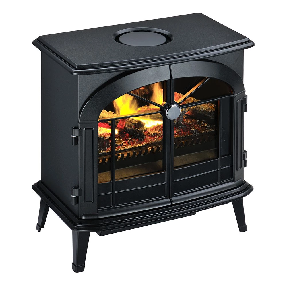 Stockbridge Opti-myst kamin i svart Dimplex | Etanolkamin-shop.se | Opti-myst eldkassett