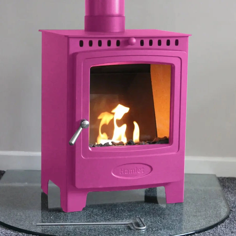 Hamlet Solution 5 Flamingo Pink Arada | Etanolkamin-shop.se | Fristående etanolkamin