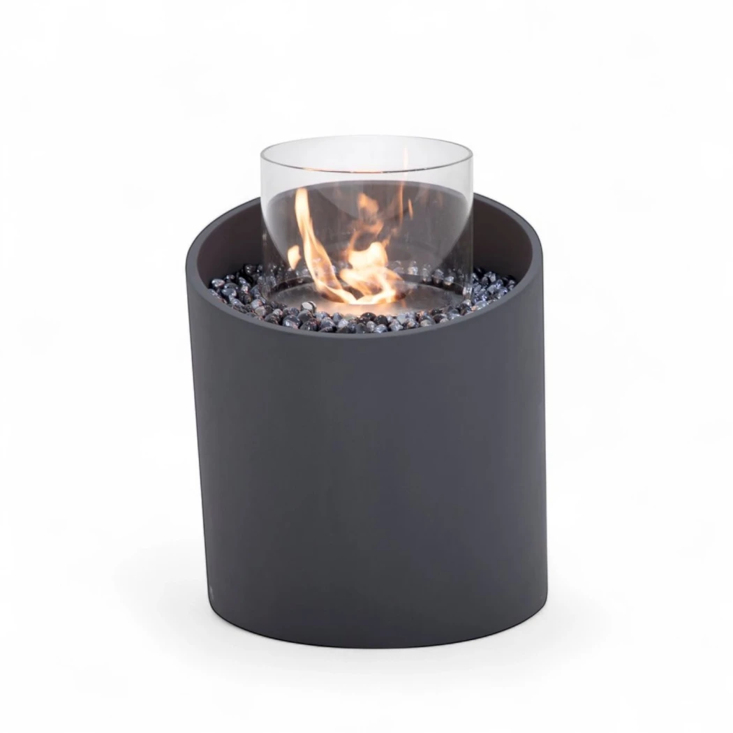 TORRE Bioethanol Eldstad Kolumn M - Skiffer Svart