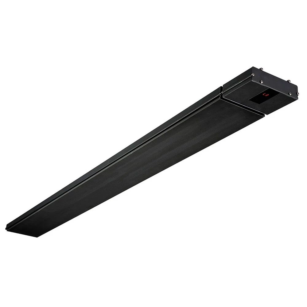 Heatstrip Design 2400W svart med fjärrkontroll och app Heatstrip | Etanolkamin-shop.se |