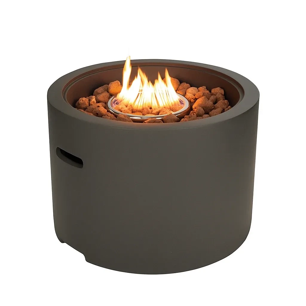 Hiroshima Utomhus Gas Fire Pit | Etanolkamin-shop.se | Fristående utomhus gaskamin