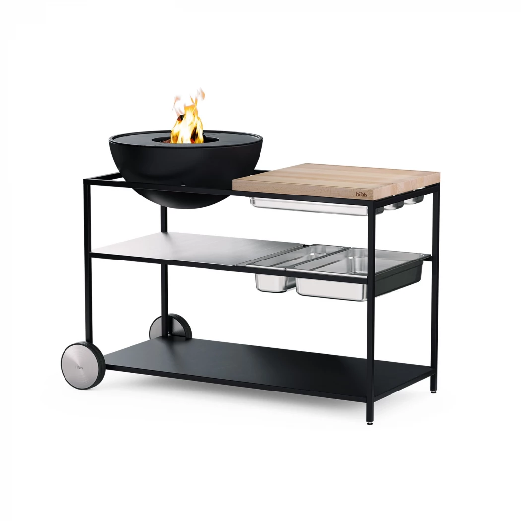 FIRE KITCHEN med BOWL 57 Höfats  | Etanolkamin-shop.se | Utomhusgrill