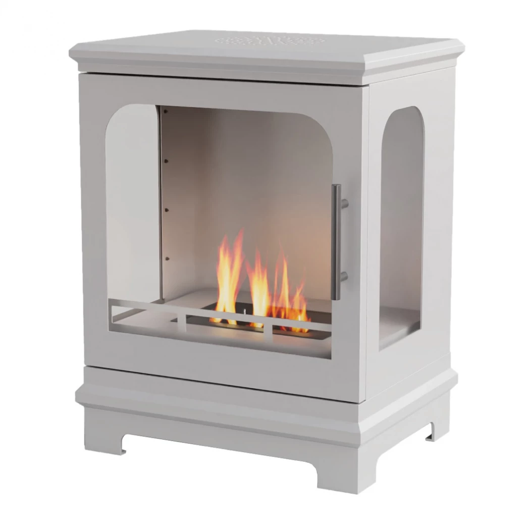 ScandiFlames Honolulu Vit - Fristående Bioetanol Kamin - 5 timmars brinntid - 1,6 kW värmeeffekt