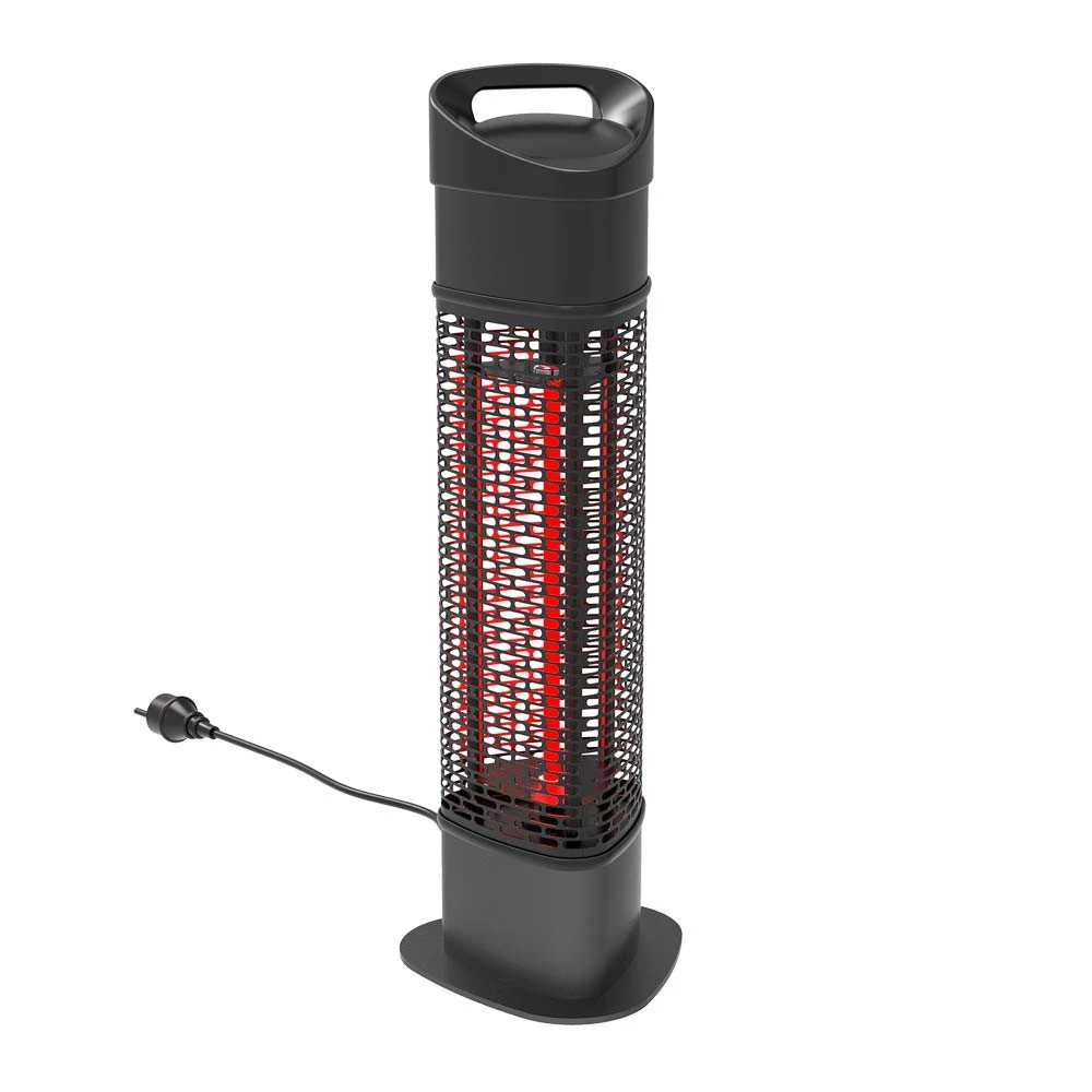 Terrassvärmare under bord 1200 W, svart Hortus | Etanolkamin-shop.se | Fristående elektrisk terrassvärmare