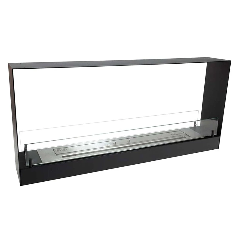 Tvåsidig etanolkamin för inbyggnad - 140 cm ScandiFlames  | Etanolkamin-shop.se | 2-sidig inbyggd etanolkamin