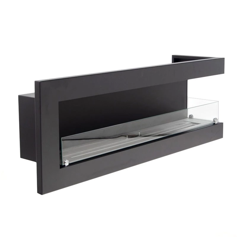 Hörnkamin 115 cm - Höger ScandiFlames  | Etanolkamin-shop.se | Hörn inbyggd etanolkamin