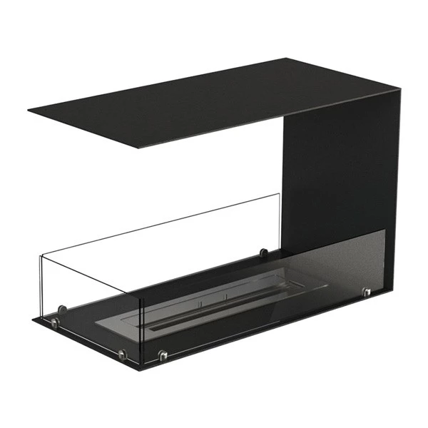Foco Rumdelare 800 Rumsavdelare bioeldstad - inbyggd eldstad 80 cm bred - med glaspaneler