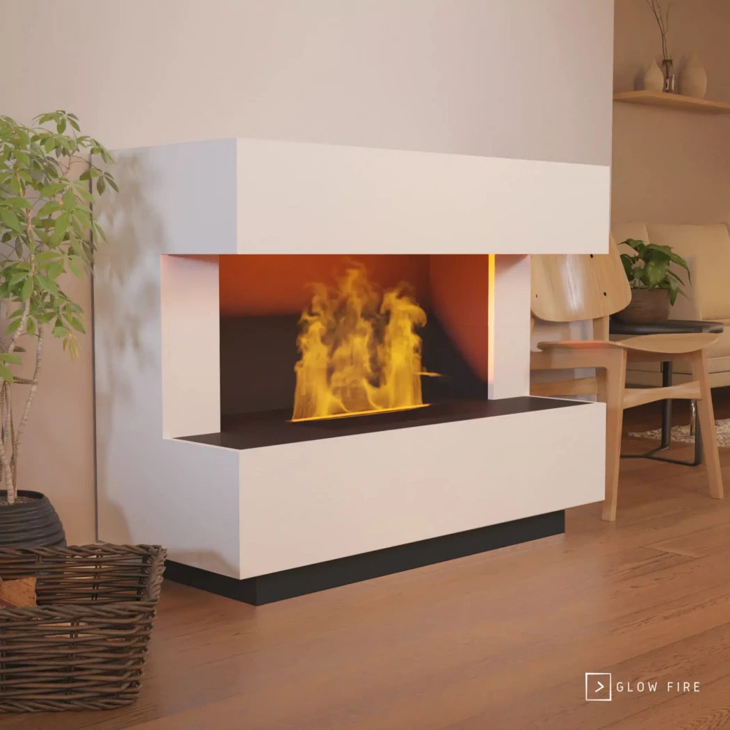 Kant Opti-myst kamin - Vit