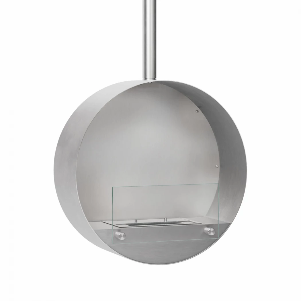 Ottawa Stål - 50 cm ScandiFlames | Etanolkamin-shop.se | Takhängd etanolkamin