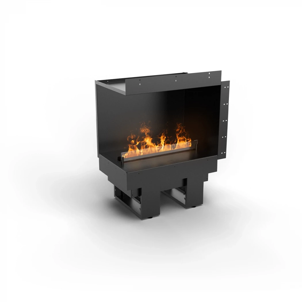 Cool Flame 500 Left Corner Planika Fires  | Etanolkamin-shop.se | Hörn inbyggd Opti-myst-kamin