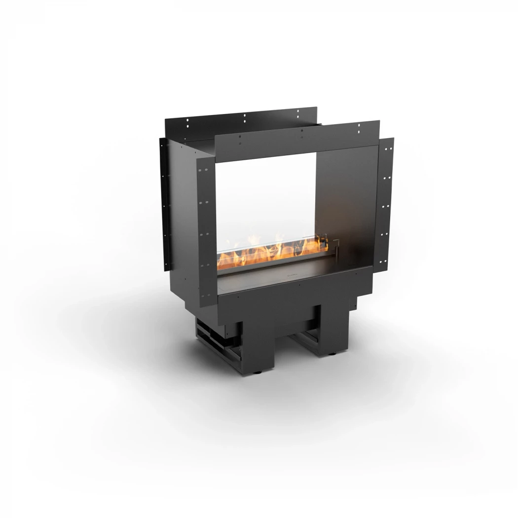 Cool Flame 500 See-through Planika Fires  | Etanolkamin-shop.se | 2-sidig inbyggd Opti-myst-kamin