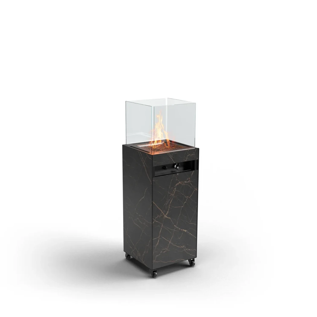 OIA - Svart Laurent - Utomhus Gasolkamin Planika Fires | Etanolkamin-shop.se |