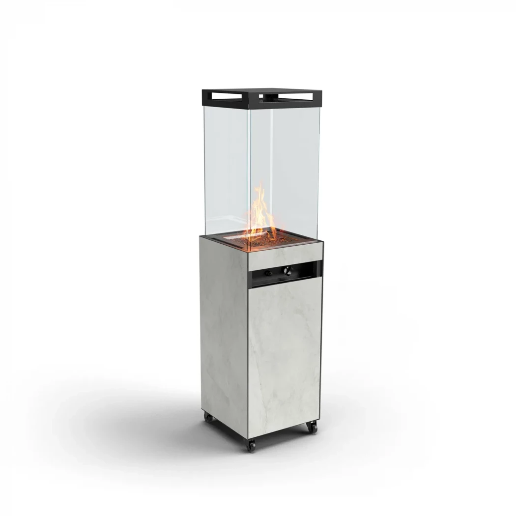 ZOIA - Grå - Utomhus Terrassvärmare Planika Fires | Etanolkamin-shop.se |