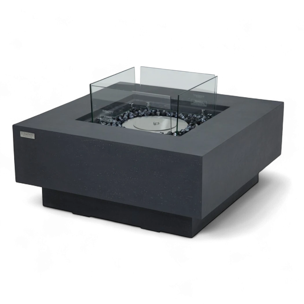 MANHATTAN Bioetanol Eldstad - Skiffer Svart