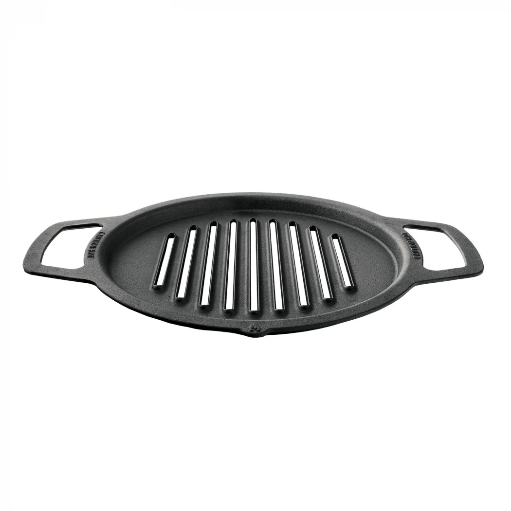 Grillpanna - Liten - Solo Stove - Räfflad Stekpanna - Utomhusmatlagning - Ranger 2.0 - Gjutjärn