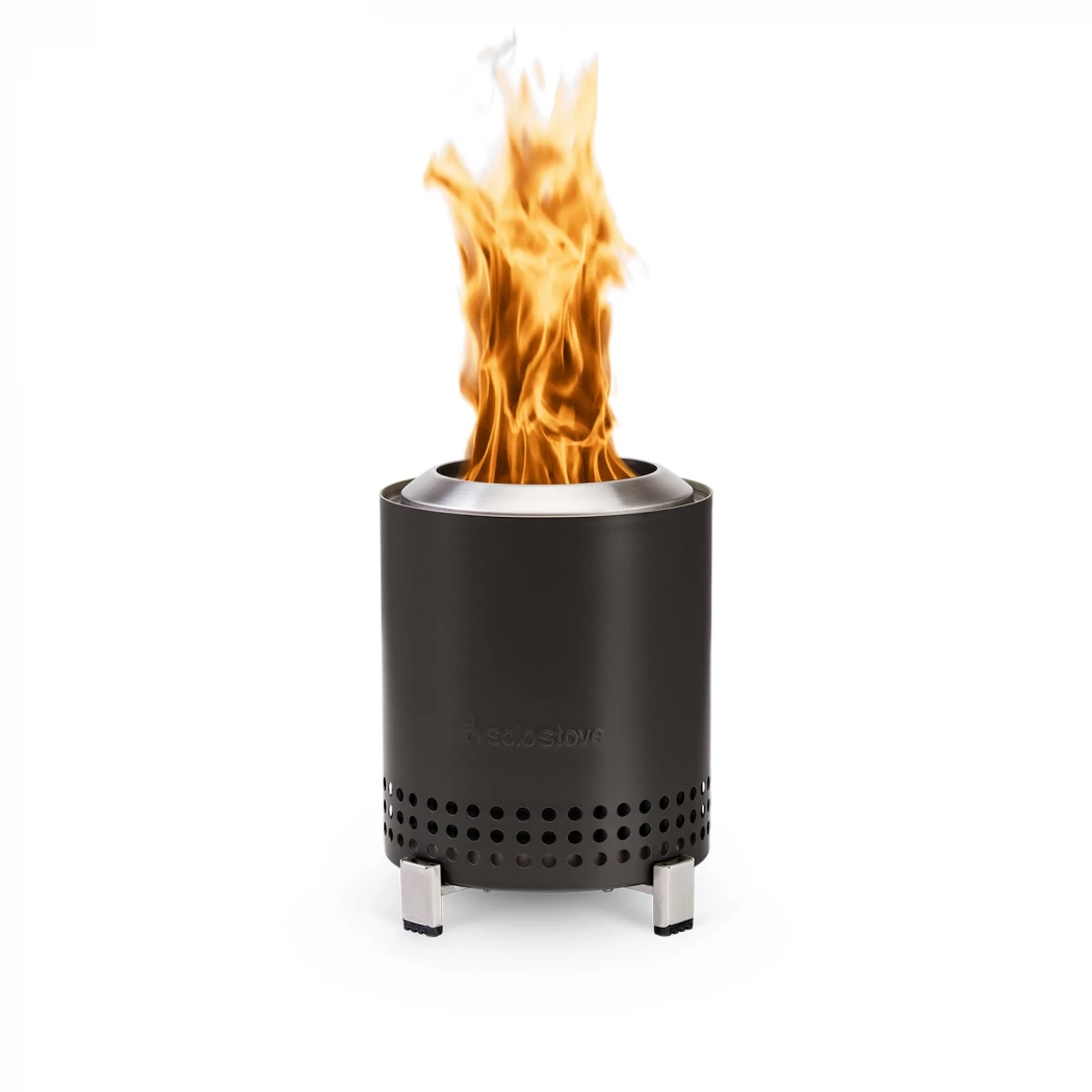 Mesa Bordskamin Ash Solo Stove - Mörkgrå liten utomhus vedeldad kamin - Rökfri eld