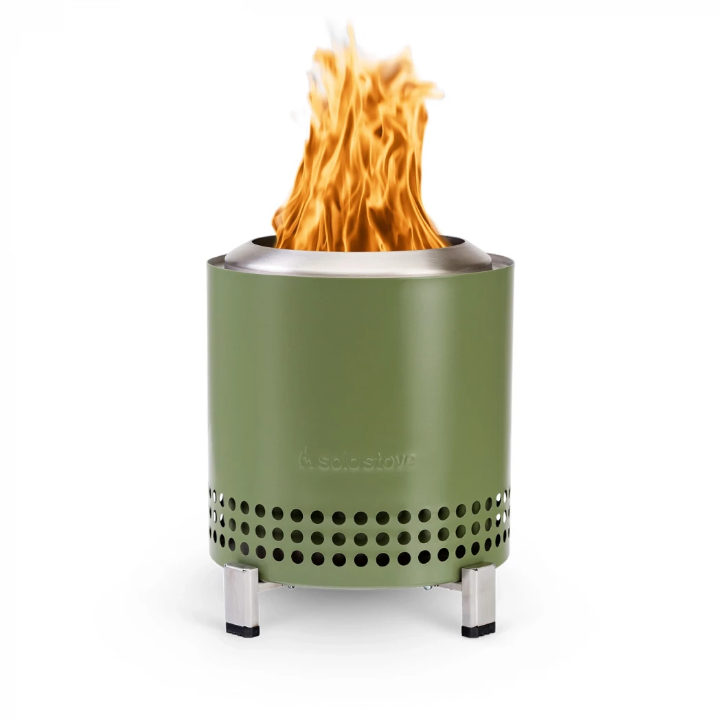Mesa XL Bordskamin - Deep Olive - Solo Stove - Rostfri - Rökfri - Vedeldad Bordsbrasa