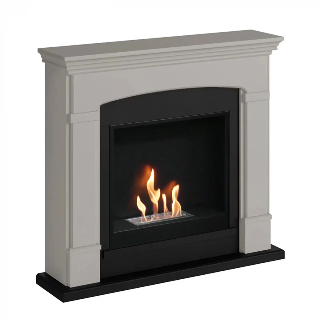 Hals Bioetanol Eldstad - Beige - Tagu - Klassisk designas Etanolkamin - Modern kamin - Stilren etanolkamin