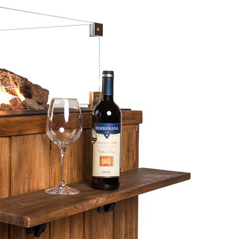 Cocoon Table Wooden Sidobord i Teak 58 cm